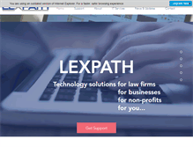 Tablet Screenshot of lexpath.com